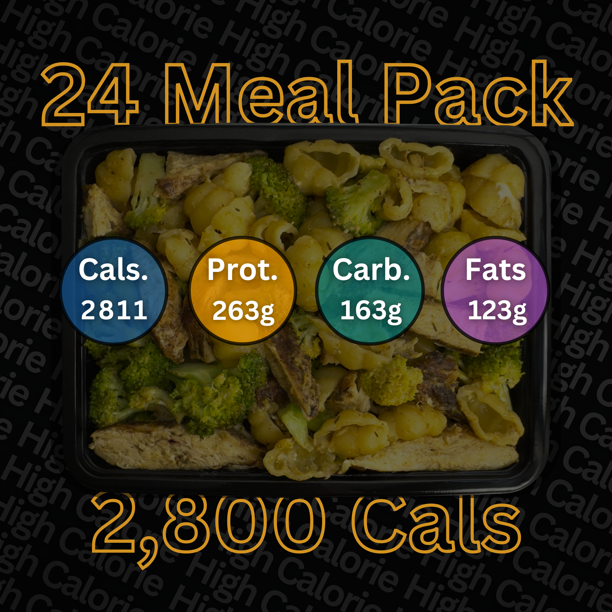 Macro&Micro, 24 Meal Pack 2,800 Calories. Meal Prep Cape Town.
