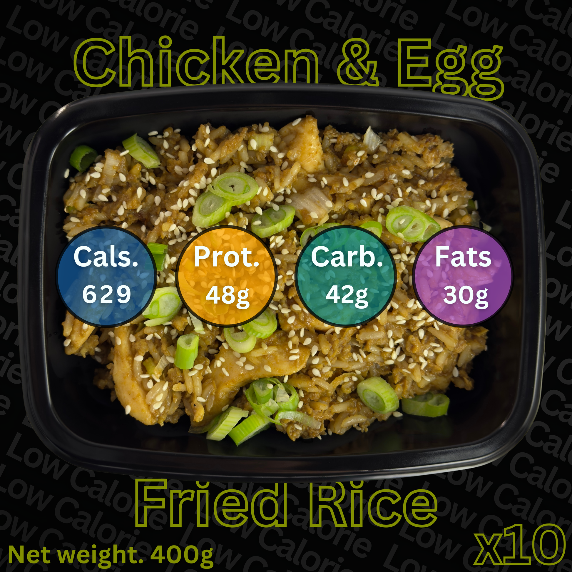 Macro&Micro High Protein Pre Made Meal Cape Town: Egg & Chicken Fried Rice