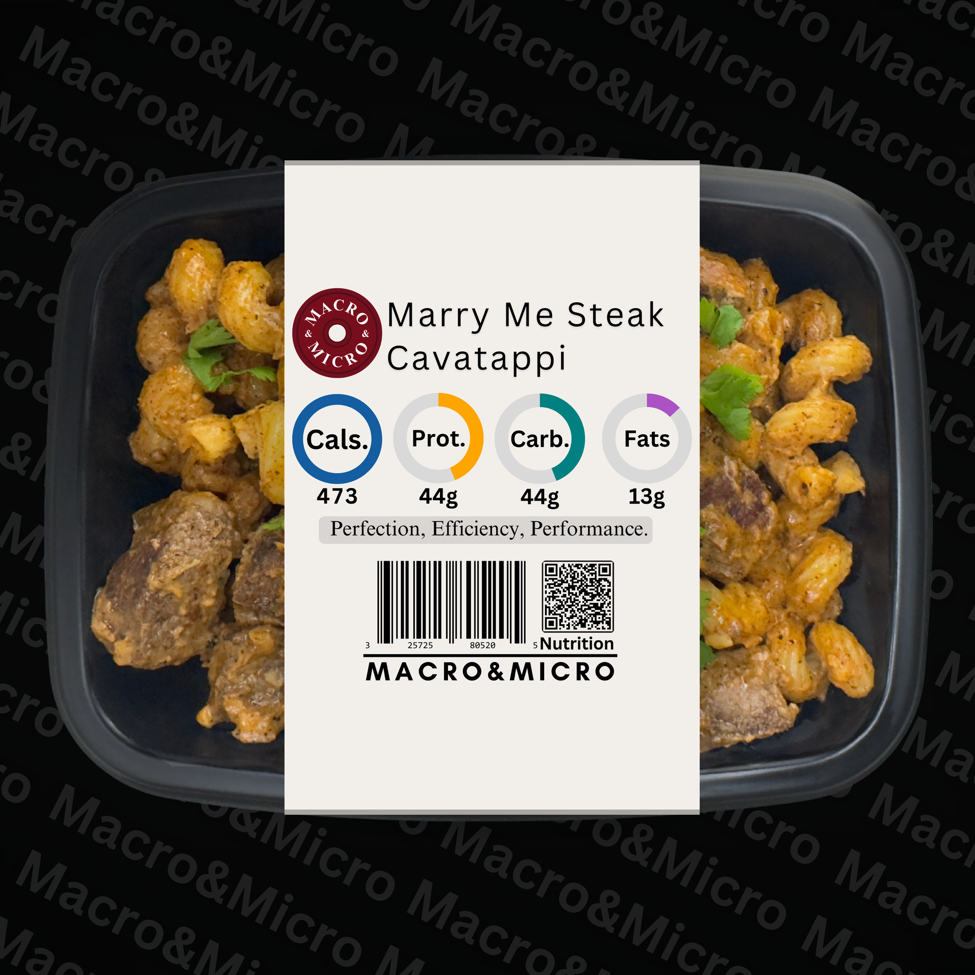 Macro&Micro High Protein Meal Prep Cape Town Marry Me Steak Cavatappi.