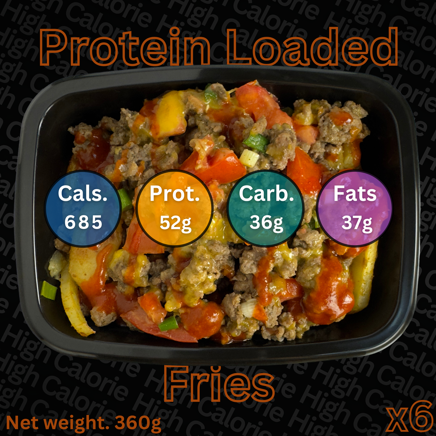 Macro&Micro High Protein Pre Made Meal Cape Town: Protein Loaded Fries