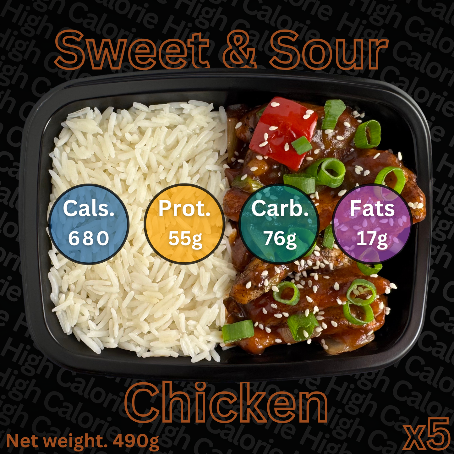Macro&Micro High Protein Pre Made Meal Cape Town: Sweet & Sour Chicken